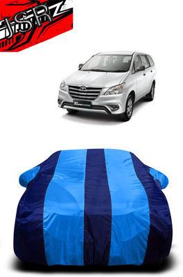 J S R Car Cover For Toyota Innova 2.0L (With Mirror Pockets)(Blue)
