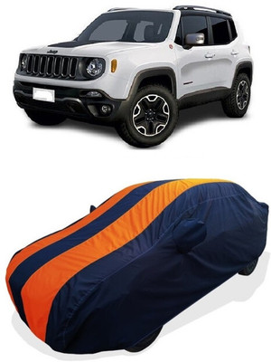 Coxtor Car Cover For Mahindra Renault Logan (With Mirror Pockets)(Orange)