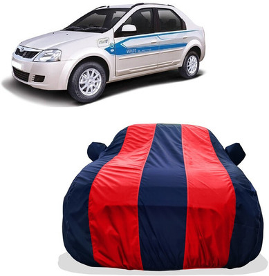 Tricway Car Cover For Mahindra e-Verito (With Mirror Pockets)(Red)