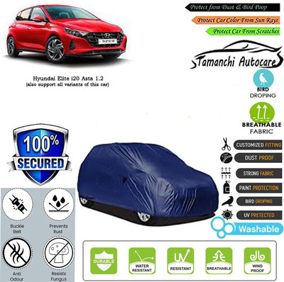 Tamanchi Autocare Car Cover For Hyundai Elite i20 Asta 1.2(Blue)