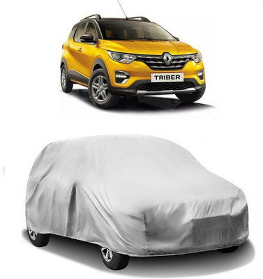 HMS Car Cover For Renault Triber (Without Mirror Pockets)(Silver)