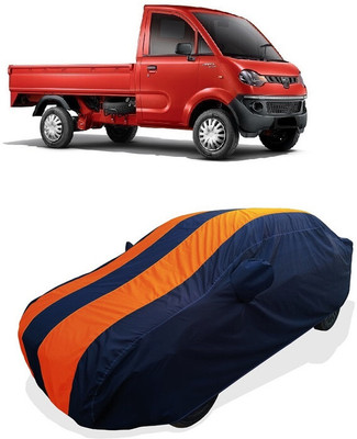 Coxtor Car Cover For Mahindra Jeeto (With Mirror Pockets)(Orange)