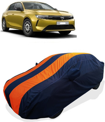 Coxtor Car Cover For Opel Astra (With Mirror Pockets)(Orange)