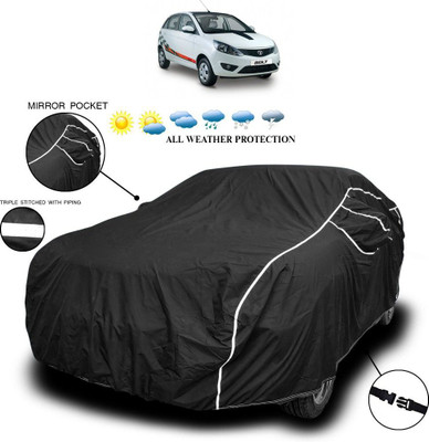 SEBONGO Car Cover For Tata Altroz (With Mirror Pockets)(Black)