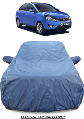 AUTOFIT Car Cover For Tata Zest (With Mirror Pockets)(Blue)