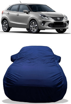 Wegather Car Cover For Toyota Glanza G CVT Petrol (With Mirror Pockets)(Blue)