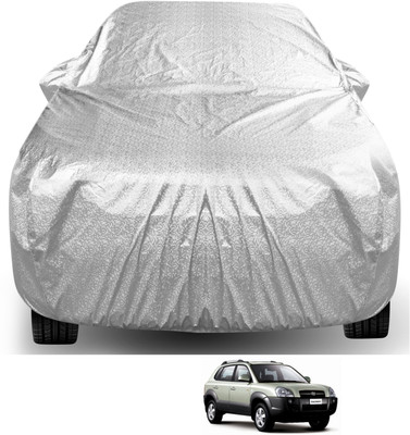 Auto Hub Car Cover For Hyundai Tucson (With Mirror Pockets)(Silver)