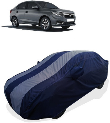 Coxtor Car Cover For Honda Amaze S CVT i-VTEC (With Mirror Pockets)(Grey)