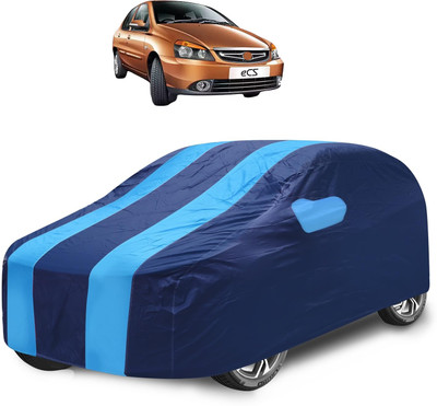 Caronix Car Cover For Tata Indigo CS (With Mirror Pockets)(Blue)