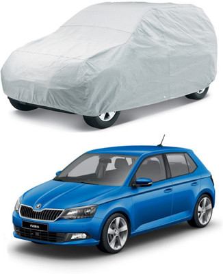 CARNEST Car Cover For Skoda Fabia (With Mirror Pockets)(Silver, For 2024 Models)