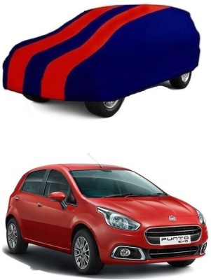 prajapati Car Cover For Fiat Punto Emotion 1.4L (Without Mirror Pockets)(Red, Blue)