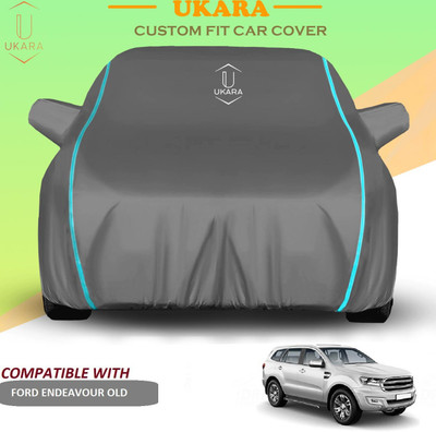 Ukara Car Cover For Ford Endeavour (With Mirror Pockets)(Grey)
