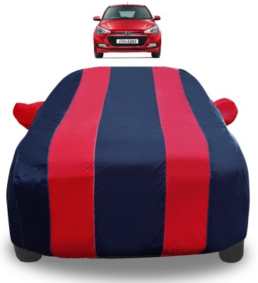 Auto Hub Car Cover For Hyundai Elite i20 (With Mirror Pockets)(Red, Blue)