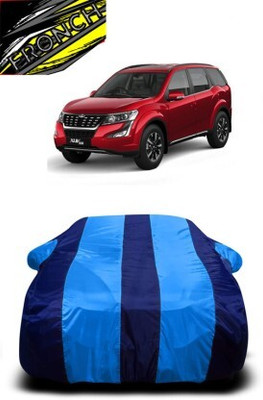 FRONCH Car Cover For Mahindra XUV 500 (With Mirror Pockets)(Blue)