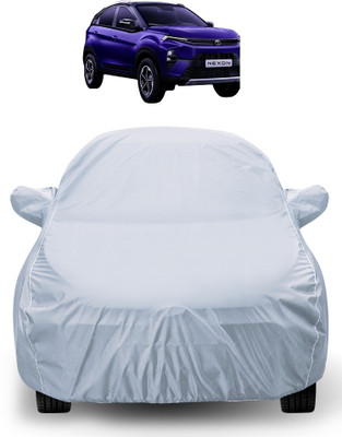 MOCKHE Car Cover For Tata Nexon (With Mirror Pockets)(Silver)