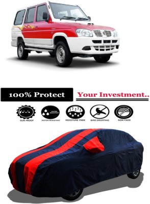 Amexride Car Cover For ICML Extreme Ambulance DI AC BSIII (With Mirror Pockets)(Red)