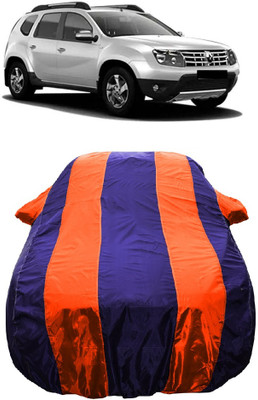 Wegather Car Cover For Renault Duster 85PS Diesel RxL (With Mirror Pockets)(Orange)