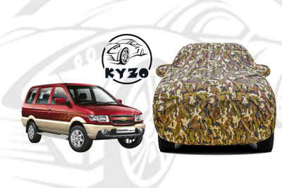 KYZO Car Cover For Chevrolet Tavera (With Mirror Pockets)(Multicolor)