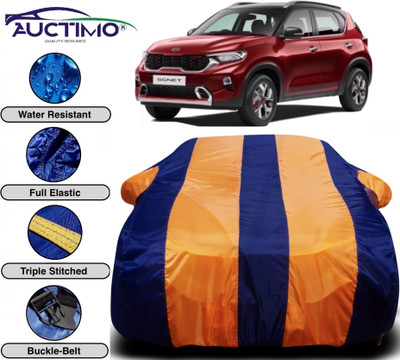 AUCTIMO Car Cover For Kia Sonet (With Mirror Pockets)(Multicolor)