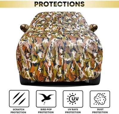 PODWILS Car Cover For Toyota Qualis (With Mirror Pockets)(Multicolor)
