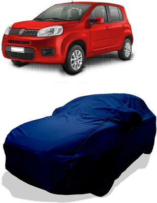 Coxtor Car Cover For Fiat Uno (With Mirror Pockets)(Blue)