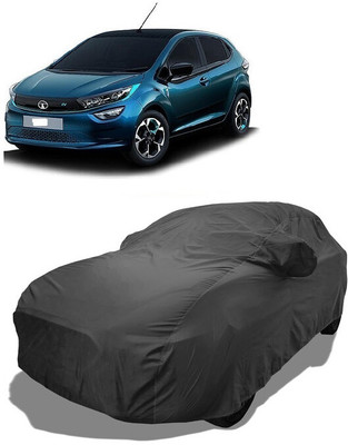 Coxtor Car Cover For Tata Altroz EV (With Mirror Pockets)(Grey)