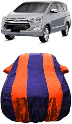 Wegather Car Cover For Toyota Innova Crysta 2.4 GX MT (With Mirror Pockets)(Orange)