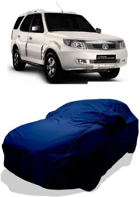 Coxtor Car Cover For Tata Safari Storme VX 4WD (With Mirror Pockets)(Blue)