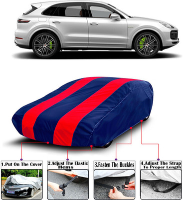 RWT Car Cover For Porsche Cayenne (With Mirror Pockets)(Red, Blue)