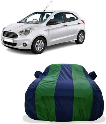 Tricway Car Cover For Ford Figo 1.2P Titanium Plus MT (With Mirror Pockets)(Green)