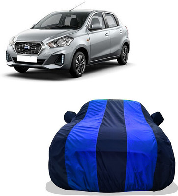 Tricway Car Cover For Datsun Go (With Mirror Pockets)(Multicolor)