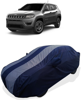 Coxtor Car Cover For Jeep Compass 2.0 Bedrock (With Mirror Pockets)(Grey)