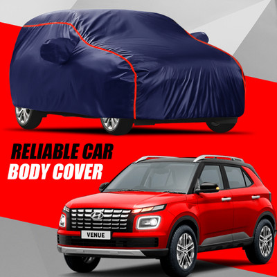 S Shine Max Car Cover For Hyundai Venue (With Mirror Pockets)(Multicolor)