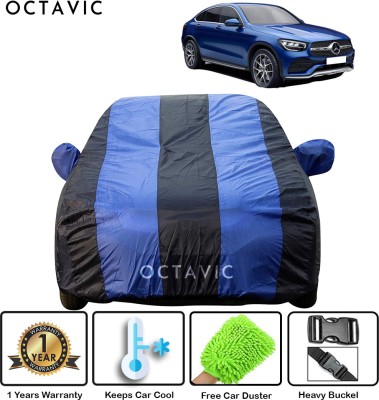 octavic Car Cover For Mercedes Benz GLC Coupe (With Mirror Pockets)(Blue)