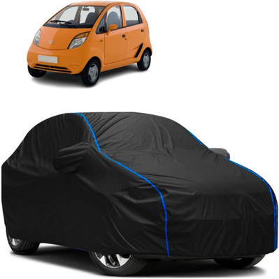WSK Car Cover For Tata Nano, Universal For Car (With Mirror Pockets)(Black)
