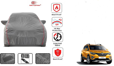 Auto Oprema Car Cover For Renault Triber (With Mirror Pockets)(Grey)