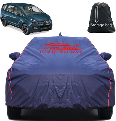 FAMEXON Car Cover For Mahindra Marazzo (With Mirror Pockets)(Black)