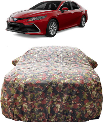 Wegather Car Cover For Toyota Camry (With Mirror Pockets)(Red)