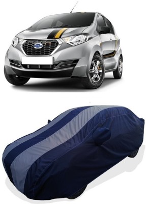 Coxtor Car Cover For Datsun Redi GO Gold 1.0 (With Mirror Pockets)(Grey)