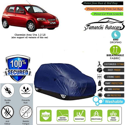 Tamanchi Autocare Car Cover For Chevrolet Aveo Uva 1.2 LS(Blue)