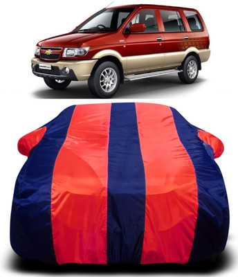 S Shine Max Car Cover For Chevrolet Tavera (With Mirror Pockets)(Multicolor)