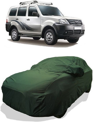 QLAX Car Cover For Maruti Movus (With Mirror Pockets)(Green)