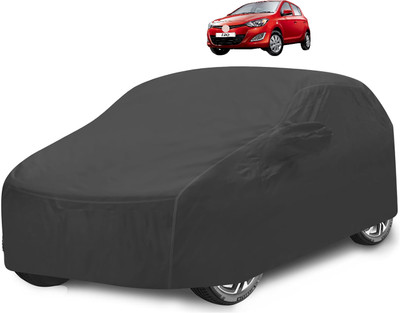 Caronix Car Cover For Hyundai i20 (With Mirror Pockets)(Grey)