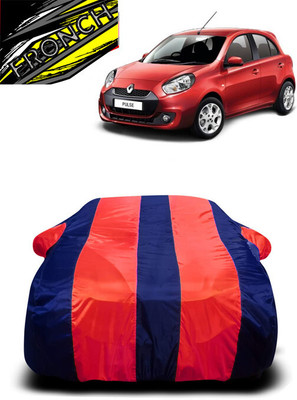 FRONCH Car Cover For Renault Pulse (With Mirror Pockets)(Red, Blue)