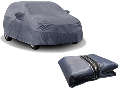 shau Car Cover For Hyundai Santro Xing (With Mirror Pockets)(Grey)