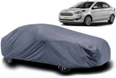 KULTEX Car Cover For Ford Figo Aspire (With Mirror Pockets)(Grey)