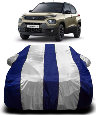 AXLOZ Car Cover For Tata Punch (With Mirror Pockets)(Multicolor)