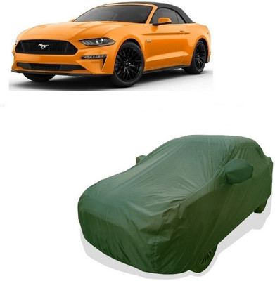 Tricway Car Cover For Ford Mustang Facelift (With Mirror Pockets)(Green)
