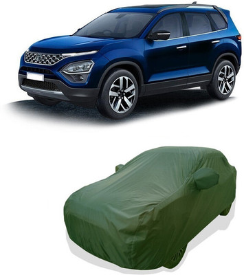 Tricway Car Cover For Tata Safari (6 Seater) (With Mirror Pockets)(Green)