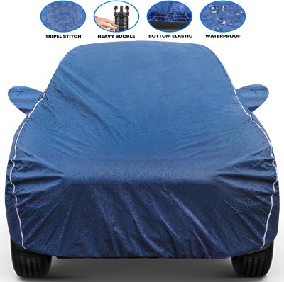 RWT Car Cover For Nissan Micra Active XV S, Micra DTHR, Micra Diesel XE, Micra XL Optional (With Mirror Pockets)(Blue, For 2010, 2011, 2012, 2013, 2014, 2015, 2016, 2017, 2018, 2019, 2020, 2021, 2022, 2023, NA Models)